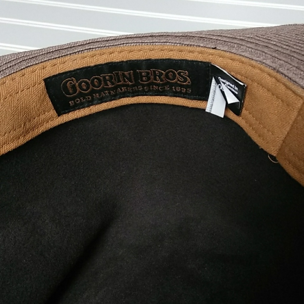 Goorin Bros Black and Tan Fedora Ladies Hat - XL - Picture 7 of 8
